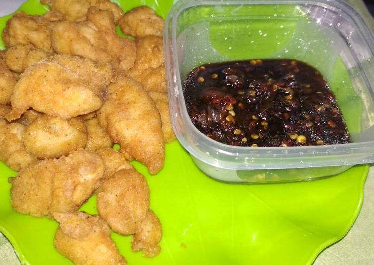 resep lengkap untuk Ayam fillet hot spicy with sambal kecap