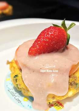 [MPASI 1Y+] Mixed Patties w' Strawberry Cheese Cream