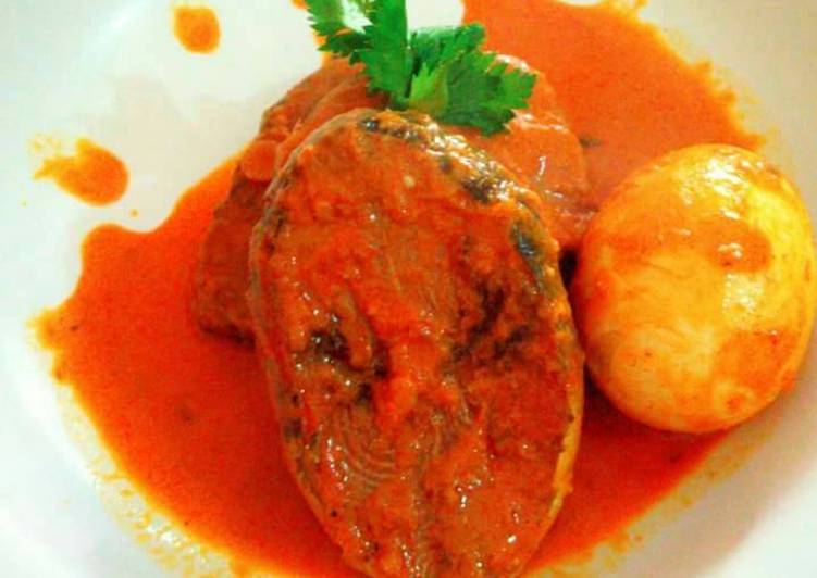 resep lengkap untuk Gulai ikan tongkol