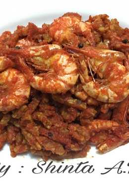 (Masakan Rumahan) Balado Udang Tempe Simple