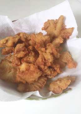 Jamur tiram goreng crispy