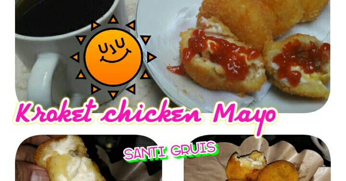 Resep Kroket chicken Mayo ala Santi Gruis