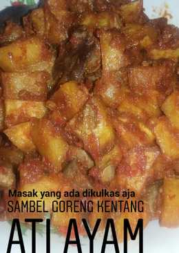 Sambel goreng kentang +ati ayam