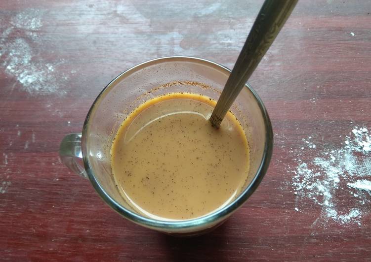 resep lengkap untuk Coffee milk