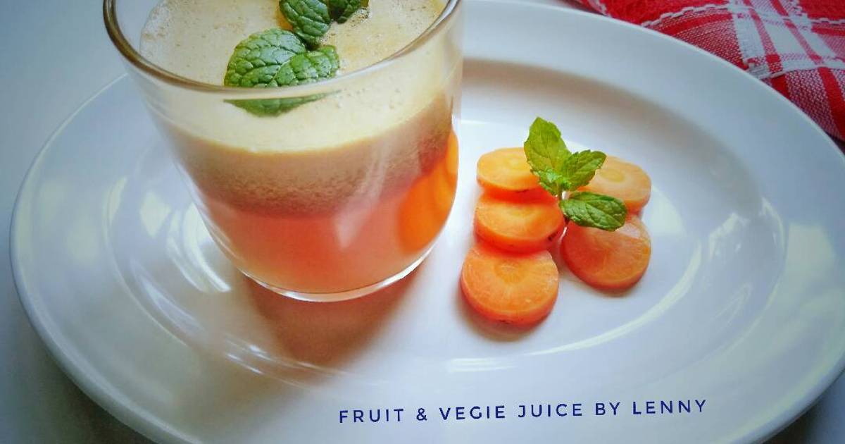 Resep Fruit & vegie juice (#pr_jus) oleh Lennylenny - Cookpad