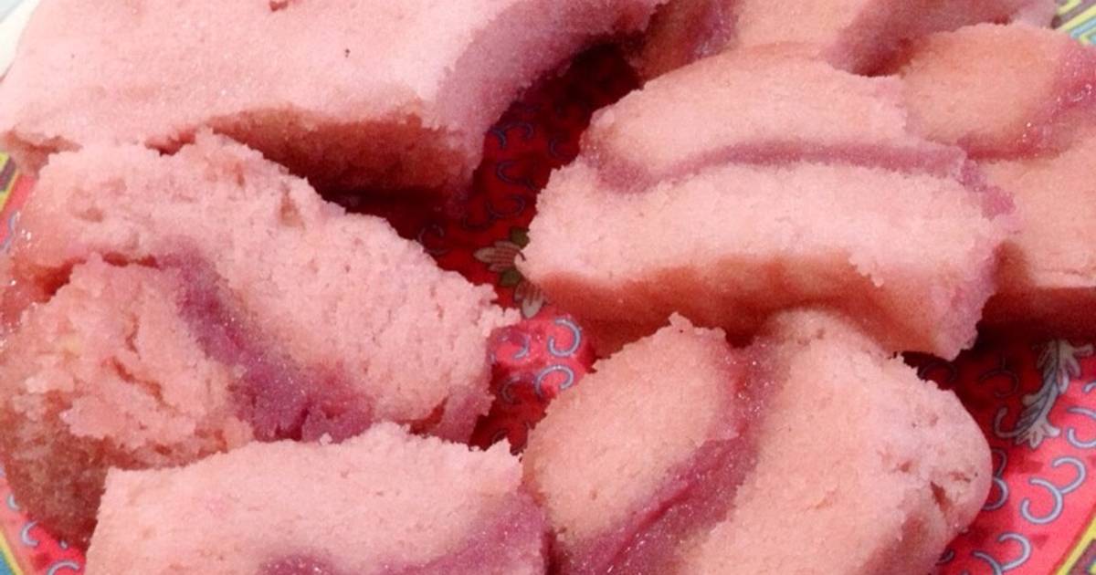 Resep Brownies peach x purple