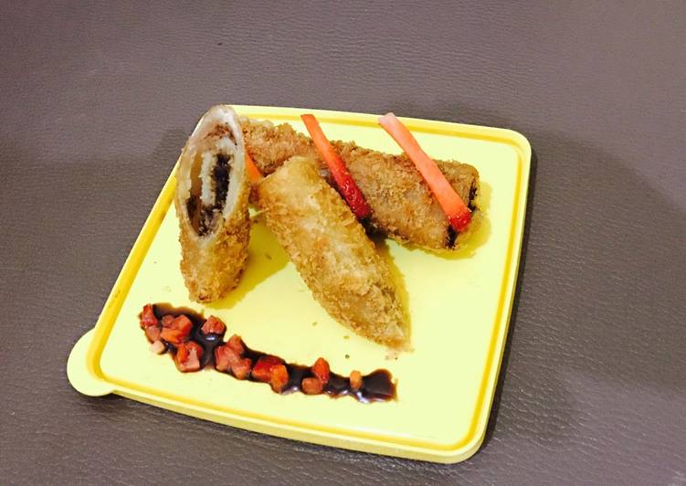 Resep Goreng roti tawar coklat keju (Bread fry choco cheese) By seviana
arini