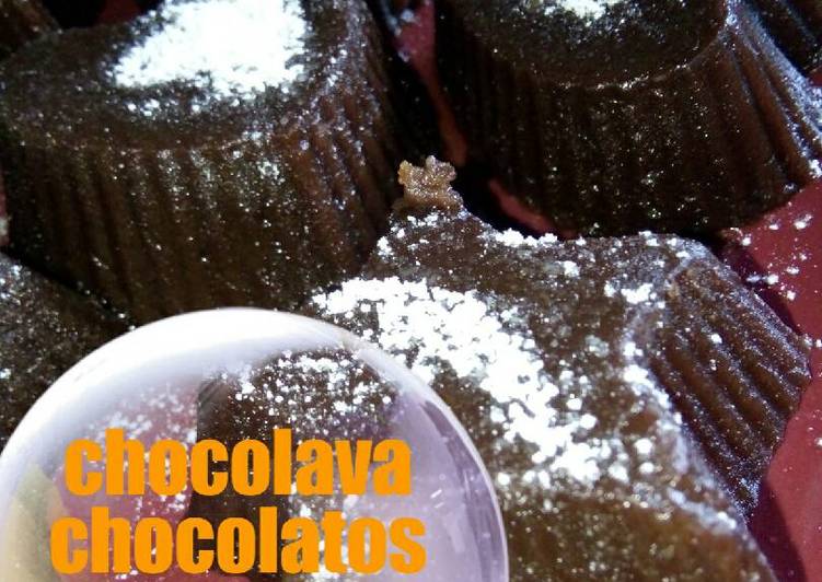 resep lengkap untuk Chocolava irit chocolatos