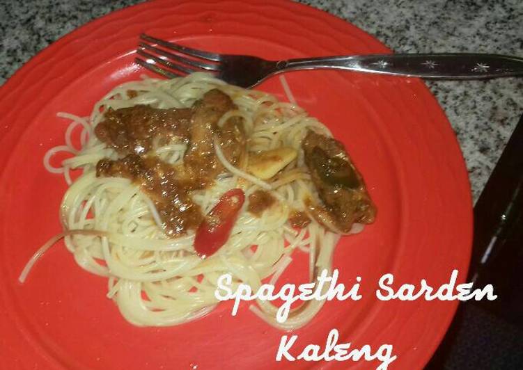 resep makanan Spagethii Sarden Kaleng