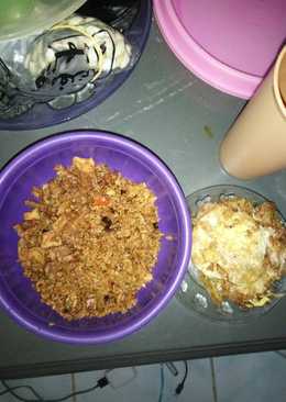 Nasi Goreng Tahu Tempe + Telor Ceplok