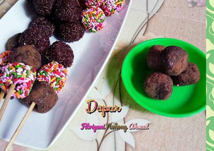 resep makanan ?? Bola Cokelat Biskuit Susu ala Dapur Fitri ??