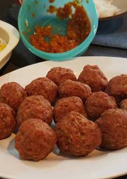 Bakso goreng babi