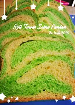 Roti Tawar Zebra Pandan