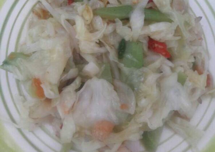 resep makanan Kol Teu Crah (Kol Tumis)