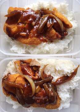 Chicken Katsu Saus Teriyaki #rabubaru