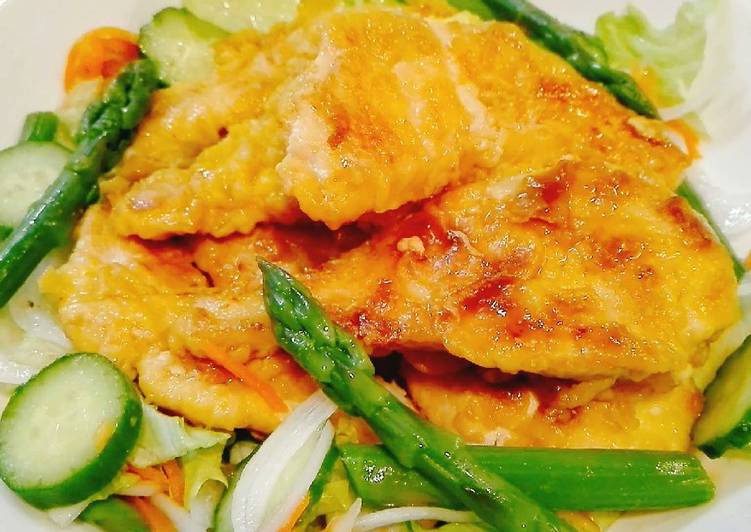 resep lengkap untuk Simple Chicken Katsu saus Asam Manis