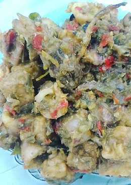 Cumi asin tempe sambel