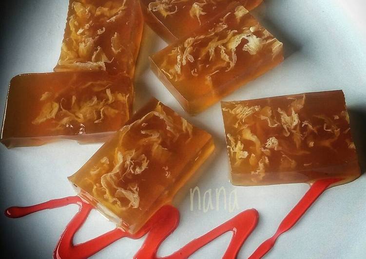 resep makanan Puding marmer