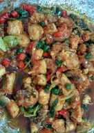 Ayam gebuk daun kari