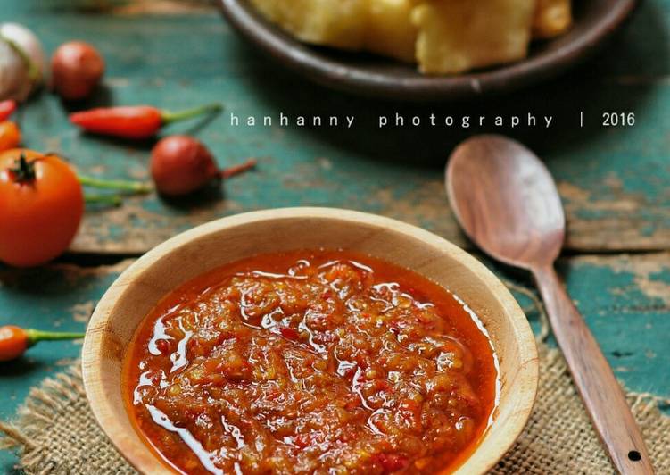 gambar untuk resep Sambel Tomat Bawang Utk Cocolan Singkong Goreng