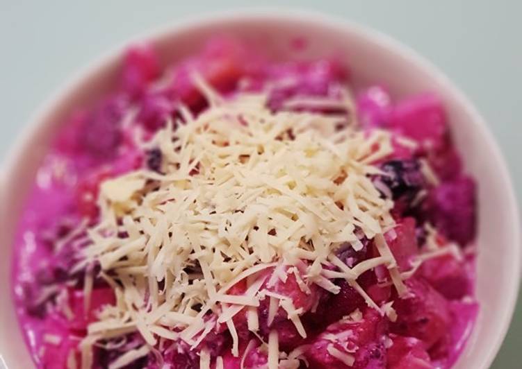 gambar untuk cara membuat Salad Pink Lava