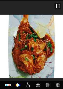 Ikan mujaer goreng tepung sambel manis