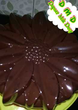 Puding cokelat