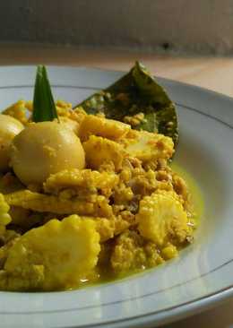 Jagung Muda Telur Puyuh Bumbu Kuning