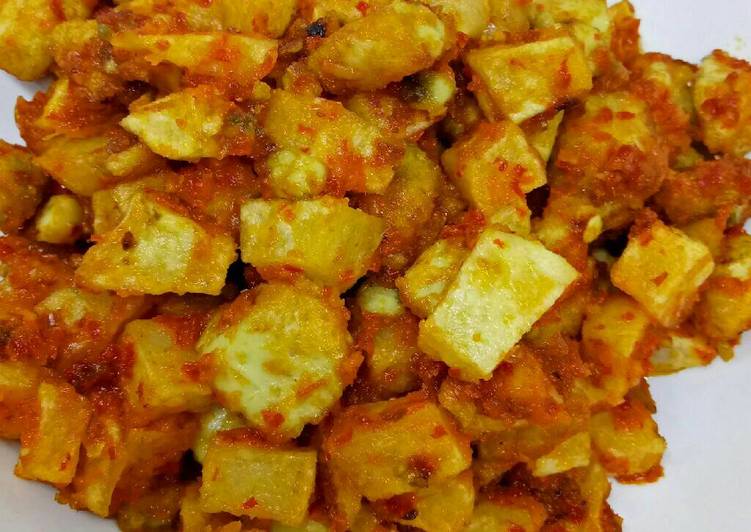 gambar untuk resep makanan Putih Telur & Kentang Goreng Sambel Balado