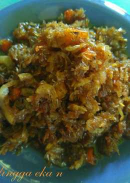 Tumis undang papai /udang rebon (khas banjarmasin)