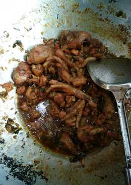 Mie ayam bumbu kecap