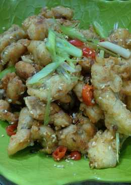 Ikan kuwe/ikan ebek pedas