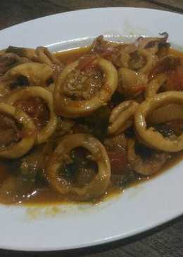 Cumi Pedas Asam Manis