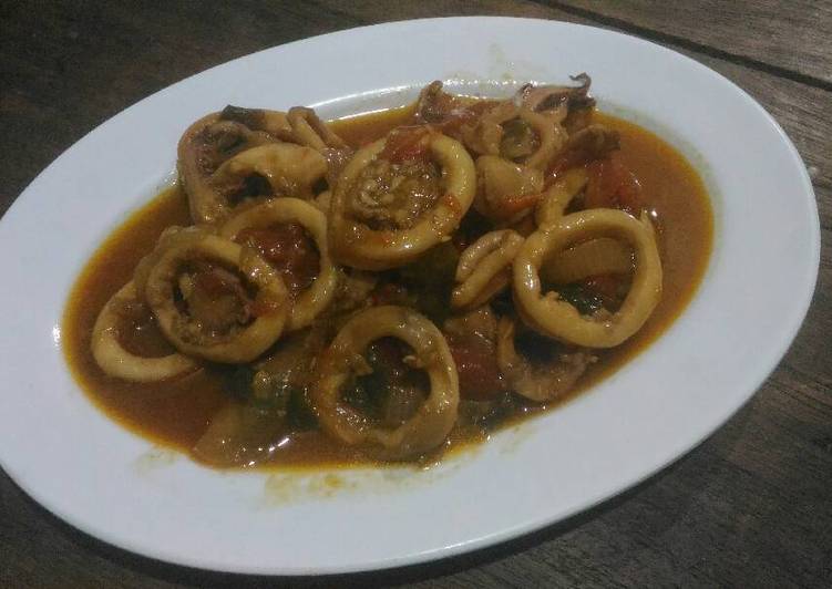 Resep Cumi Pedas Asam Manis