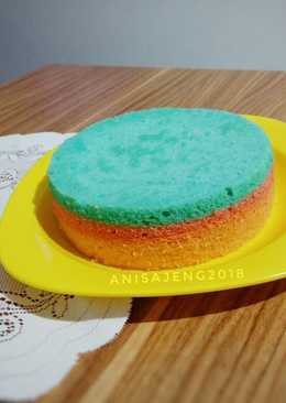 Steamed rainbow cake glutenfree #Maree