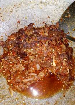 Daging balado rawit