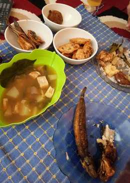 Sayur Asem, Ikan Lele, Tempe Mendoan Praktis