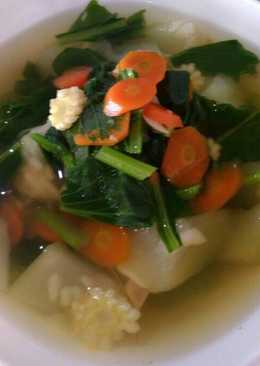 Sayur bening(jangan kunci dalam bahasa jawa)