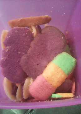 Lidah Kucing Rainbow no cetakan