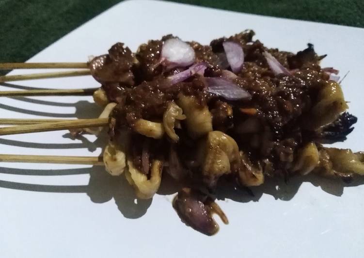 Sate Jamur Bumbu Kacang foto resep utama