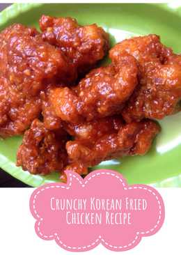Crispy and Crunchy Korean Fried Chicken