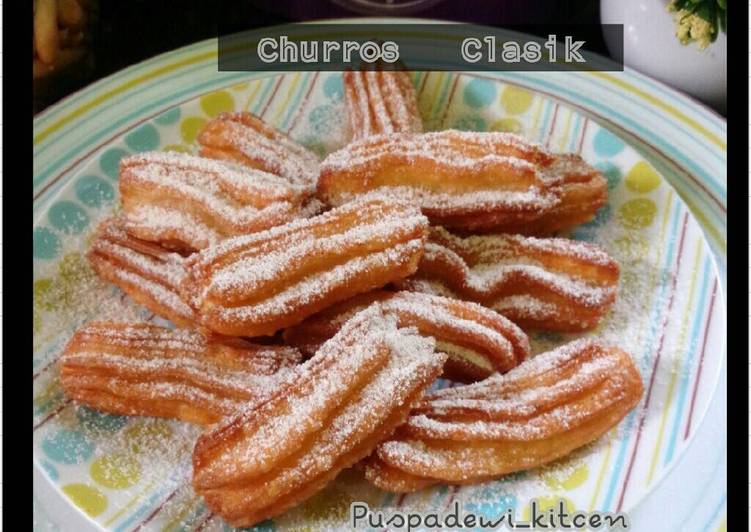 Resep Churros clasic Dari S Puspa Dewi Thata