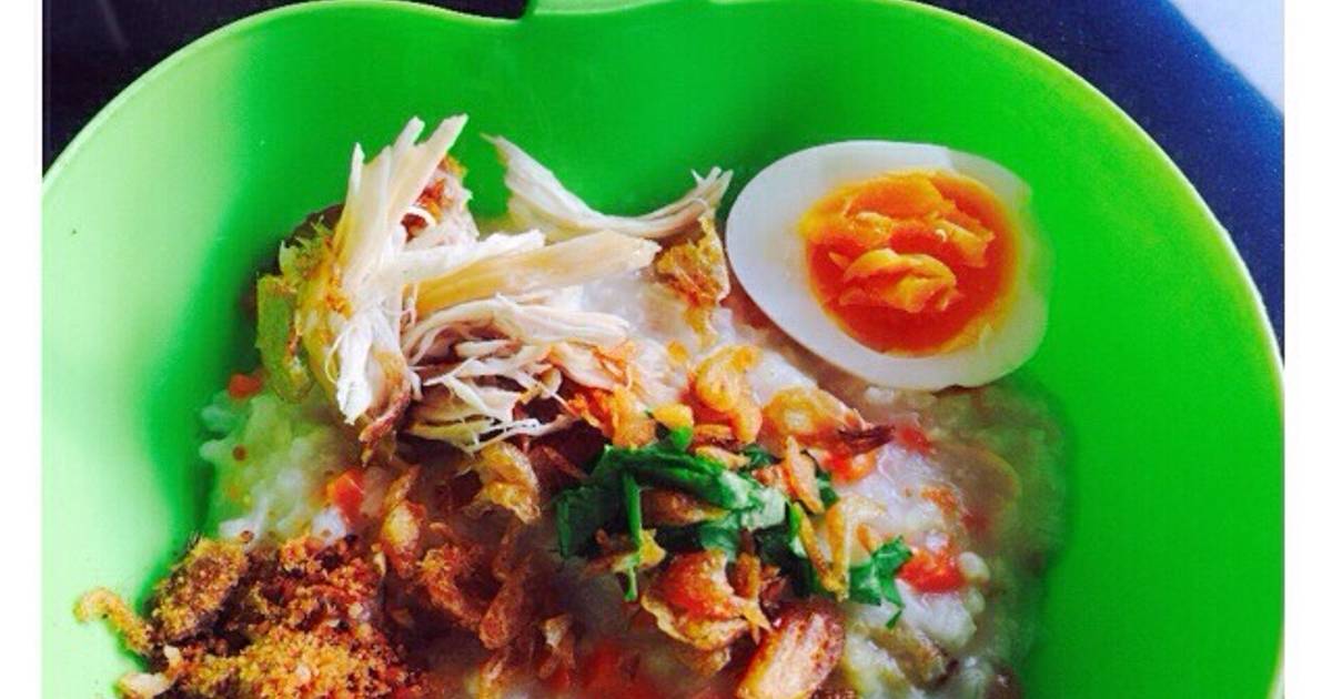 Resep Bubur ayam makzayn ala rafika devi saragih