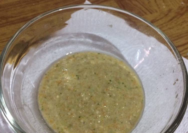 gambar untuk resep MPASI Oat Puree 4 Bintang