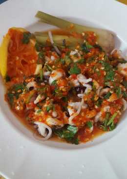 Gurita seafood pedas ala thai by lely