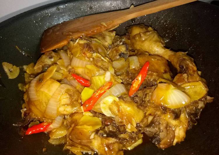 resep lengkap untuk Ayam goreng mentega gampang dan enak