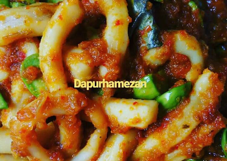 gambar untuk resep Sambel Cumi Pete