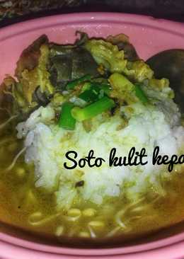 Soto kulit kepala sapi