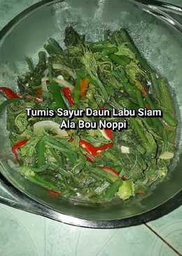 Tumis Sayur Daun Labu Siam