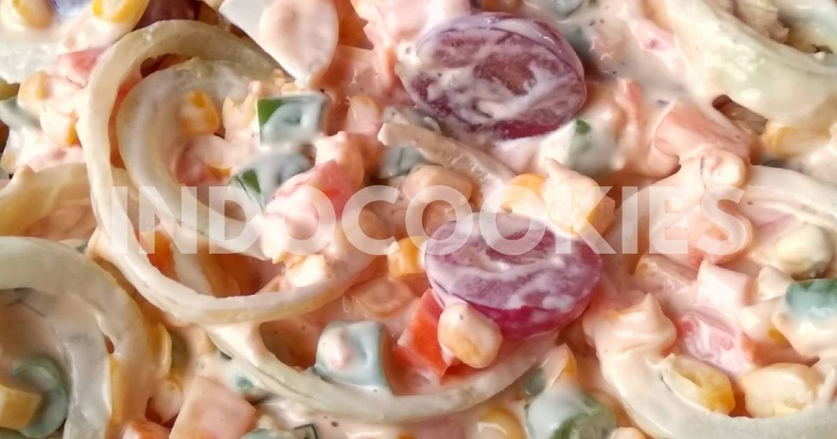 142 resep salad buah dan sayuran  enak dan  sederhana Cookpad